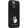 Karl Lagerfeld KLHCP14XSMHCNPK Hardcase Silicone C Metal Pin für iPhone 14 Pro Max 6.7 Schwarz