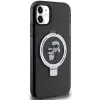 Karl Lagerfeld KLHMN61HMRSKCK Hardcase Ring Stand für iPhone 11 / Xr 6.1 Schwarz MagSafe Karl & Choupette