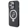 Karl Lagerfeld iPhone 13 Pro Max 6,7 inch Hardcase Ring Stand Karl & Choupette MagSafe Schwarz