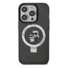 Karl Lagerfeld iPhone 13 Pro Max 6,7 inch Hardcase Ring Stand Karl & Choupette MagSafe Schwarz