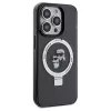 Karl Lagerfeld iPhone 13 Pro Max 6,7 inch Hardcase Ring Stand Karl & Choupette MagSafe Schwarz