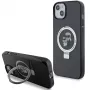 Karl Lagerfeld KLHMP15MHMRSKCK Hard Case Ring Stand MagSafe für iPhone 15 Plus / 14 Plus 6,7 inch Schwarz