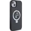 Karl Lagerfeld KLHMP15MHMRSKCK Hard Case Ring Stand MagSafe für iPhone 15 Plus / 14 Plus 6,7 inch Schwarz