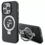 Karl Lagerfeld KLHMP15LHMRSKCK Hardcase Ring Stand MagSafe für iPhone 15 Pro 6.1 Schwarz