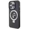 Karl Lagerfeld KLHMP15LHMRSKCK Hardcase Ring Stand MagSafe für iPhone 15 Pro 6.1 Schwarz
