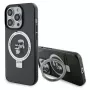 Karl Lagerfeld KLHMP15XHMRSKCK iPhone 15 Pro Max 6,7 inch Schwarze Hardcase mit Ringhalter Karl & Choupette MagSafe