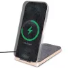 Guess Foldable 2-in-1 Wireless Charger GUDCFAL4PEGK 15W Black 4G Pattern MagSafe