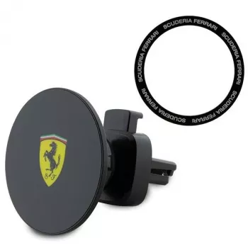 Ferrari Magnetischer Auto-Handyhalter FECHMMAK für Lüftung, Schwarz, 2023 Kollektion, MagSafe-kompatibel