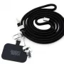 Karl Lagerfeld CBDY Cord Universal Phone Lanyard / Strap (Black)
