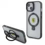 Ferrari FEHMP15SUSCAH iPhone 15 / 14 / 13 6.1 Transparente Hartschale mit Ringhalter 2023 Kollektion MagSafe