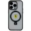 Ferrari FEHMP15LUSCAH iPhone 15 Pro 6,1 inch Transparente Hartschale mit Ringhalterung, MagSafe-kompatibel, Kollektion 2023