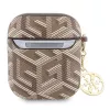 Guess GUA2PGCE4CW AirPods 1/2 Cover Brown GCube Charm