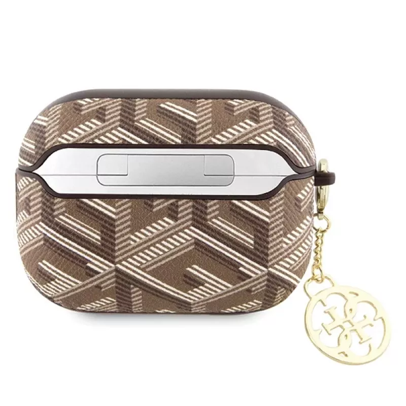 Guess GUAP2PGCE4CW AirPods Pro 2 (2022/2023) Cover Braun GCube Charm