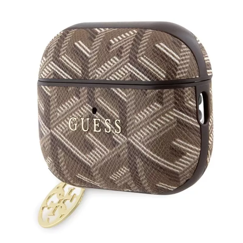 Guess GUAP2PGCE4CW AirPods Pro 2 (2022/2023) Cover Braun GCube Charm