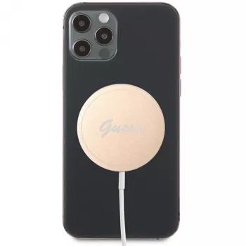 Guess GUCBMSLRD 15W MagSafe Wireless Charging Pad - Gold