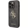 Guess GUHCP15L4GMGGR Hardcase für iPhone 15 Pro 6,1 inch - Grau 4G Big Metal Logo