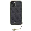 Guess GUHCP15MGF4GGR iPhone 15 Plus/14 Plus 6,7 inch Grau Hardcase 4G Charms Collection