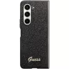 Guess Glitter Script F946 Hard Case für Samsung Galaxy Z Fold5, Schwarz