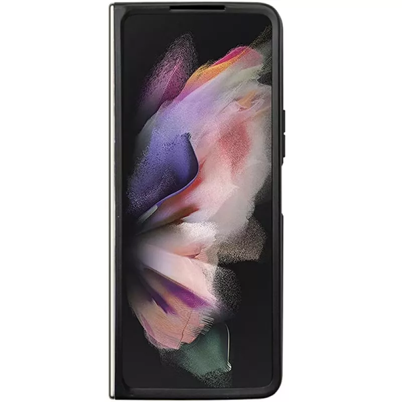 Guess Glitter Script F946 Hard Case für Samsung Galaxy Z Fold5, Schwarz
