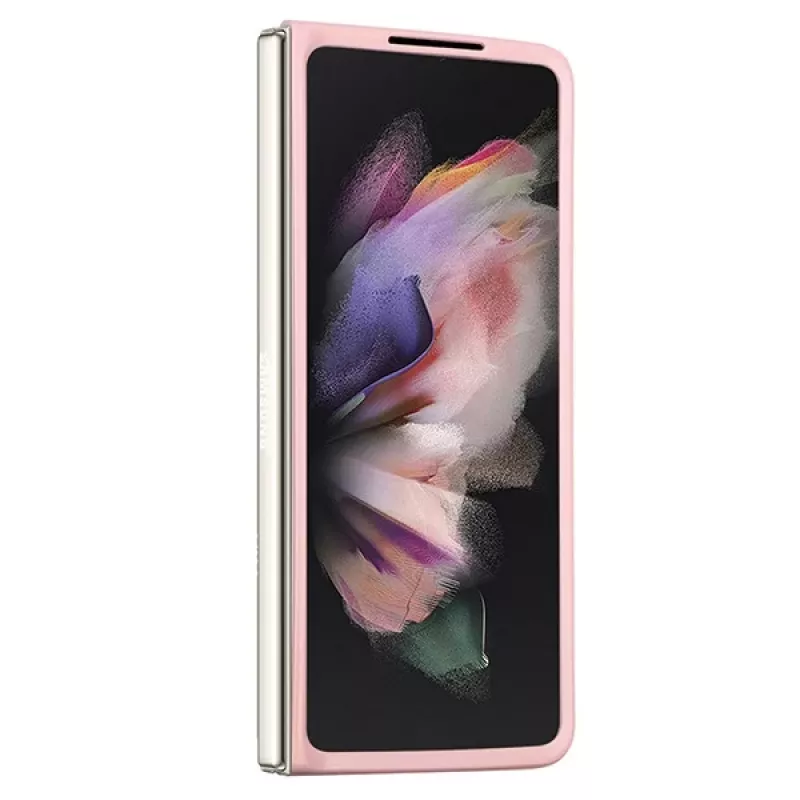Guess GUHCZFD5HGGSHP F946 Glitter Script Hard Case für Samsung Galaxy Z Fold5 - Pink