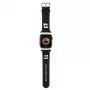 Karl Lagerfeld 3D Rubber Karl & Choupette Heads NFT Apple Watch Armband 38/40/41mm Schwarz