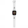 Karl Lagerfeld 3D Rubber Karl & Choupette Heads NFT Apple Watch Strap 42/44/45/49mm White