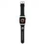 Karl Lagerfeld 3D Rubber Choupette Head Apple Watch Armband 42/44/45/49mm Schwarz