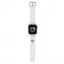 Karl Lagerfeld 3D Rubber Choupette Head Apple Watch Armband 42/44/45/49mm Weiß