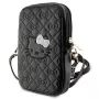 Hello Kitty Quilted Bows Strap - Umhängetasche für Handy (Schwarz)