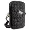 Hello Kitty Quilted Bows Strap - Umhängetasche für Handy (Schwarz)
