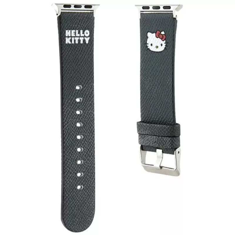 Hello Kitty HKAWMPGKHK Apple Watch Armband 38/40/41mm Schwarz Silikon