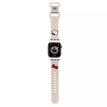 Hello Kitty HKAWMSCHBLE Silikonarmband für Apple Watch 38/40/41mm - Beige