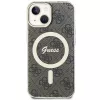 Guess GUHMP15MH4STW Hardcase IML MagSafe für iPhone 15 Plus / 14 Plus 6,7 inch Braun