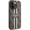 Guess GUHMP15LP4RPSW iPhone 15 Pro 6,1 inch Hard Case Braun Bedruckte Streifen MagSafe
