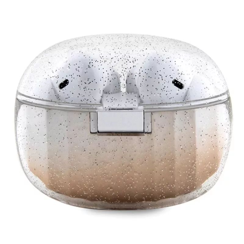 Guess Glitter Gradient Bluetooth TWS Ohrhörer mit Ladecase (Gold)