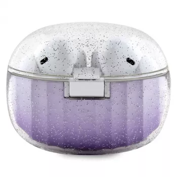 Guess Glitter Gradient True Wireless Bluetooth Earbuds mit Ladecase (Lila)