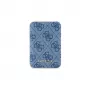 Guess Wireless Power Bank 5000mAh Blau 4G Leder Metal Logo MagSafe 15W