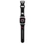 Hello Kitty HKAWMSCHBLK Silikon-Armband für Apple Watch 38/40/41mm Schwarz