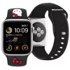 Hello Kitty HKAWLSCHBLK Silikon-Armband für Apple Watch 42/44/45/49mm Schwarz