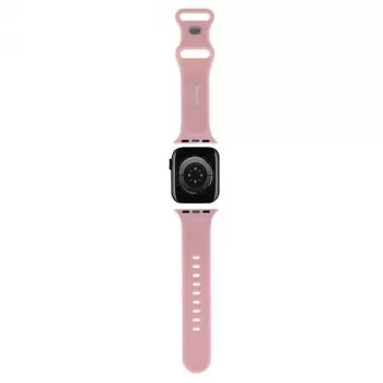 Hello Kitty HKAWLSCHBLP Silikonarmband für Apple Watch 42/44/45/49mm Pink