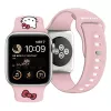 Hello Kitty HKAWLSCHBLP Silikonarmband für Apple Watch 42/44/45/49mm Pink