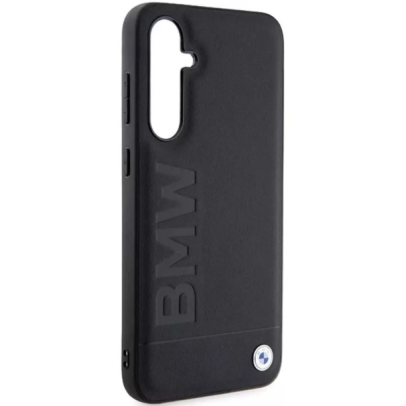 BMW S23 FE S711 Black Leather Hot Stamp Case für Samsung Galaxy S23 FE