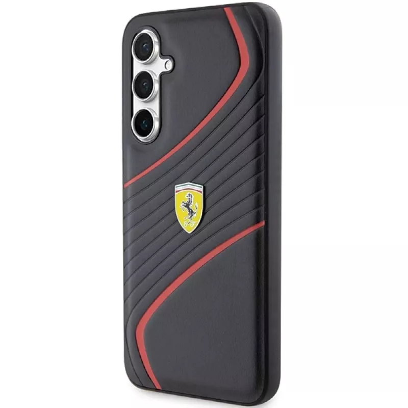 Ferrari FEHCS23FEPTWK S23 FE S711 Hardcase Twist Metal Logo Black