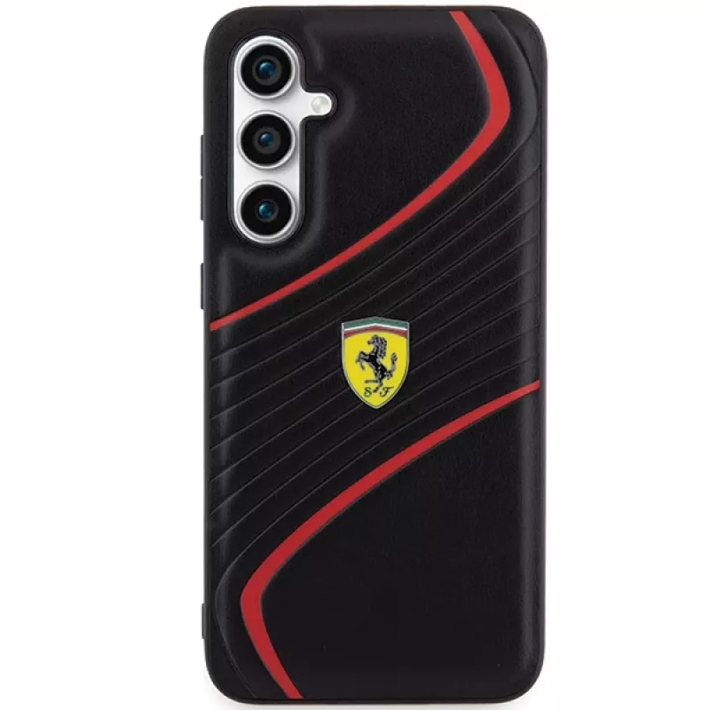 Ferrari FEHCS23FEPTWK S23 FE S711 Hardcase Twist Metal Logo Black