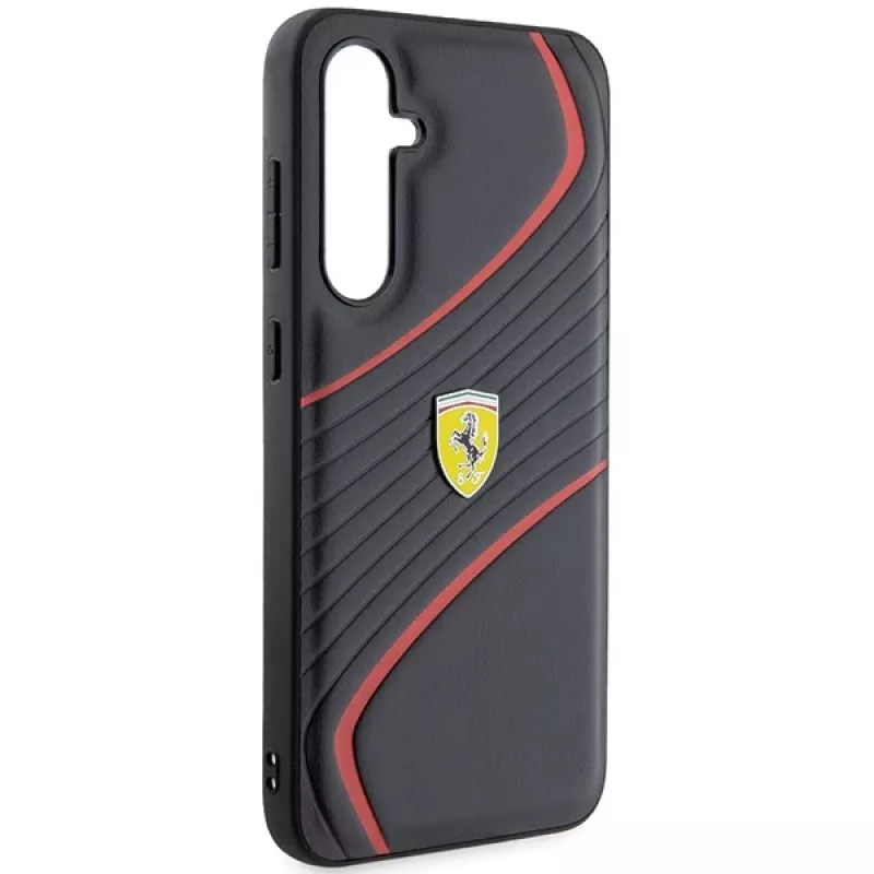 Ferrari FEHCS23FEPTWK S23 FE S711 Hardcase Twist Metal Logo Black