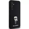Karl Lagerfeld KLHCS23FEMHKNPK S23 FE S711 Black Silicone Ikonik Metal Pin Protective Case