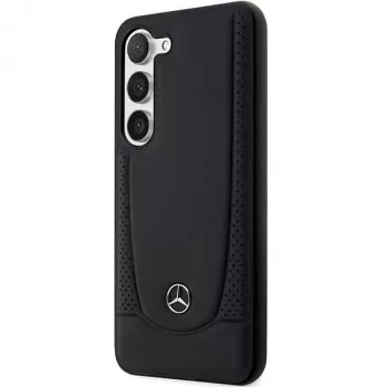 Mercedes-Benz S23 FE Hardcase Leather Urban Black für Samsung Galaxy S23 FE
