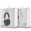 Guess Gcube Metallic Script Logo On-Ear Bluetooth Kopfhörer Schwarz