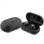 Guess 4G Metal Logo Bluetooth TWS ENC Ohrhörer mit Ladecase (Schwarz)