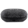 Guess 4G Metal Logo Bluetooth TWS ENC Ohrhörer mit Ladecase (Schwarz)